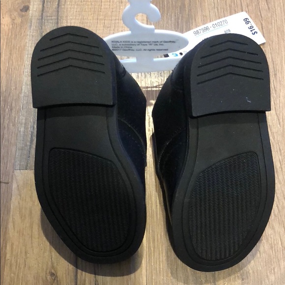 Koala Kids Boy's Toddler Black Dress Shoes NEW - Picture 3 of 3